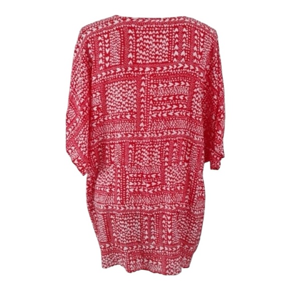 Victoria’s Secret Romantic Short Kimono Robe Red White Hearts - Picture 11 of 11